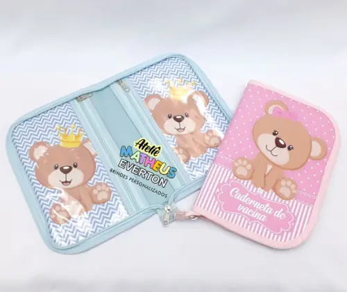 Capa de Caderneta de Vacinação Urso ou Urso