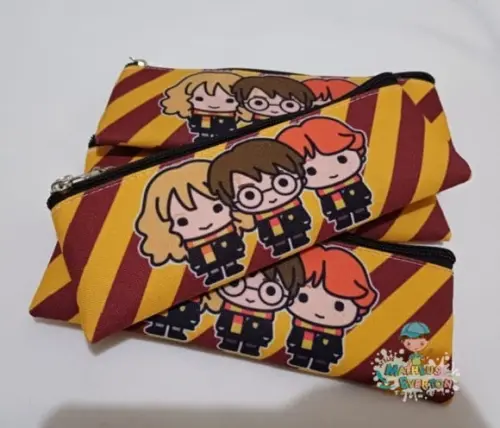 Estojo Slim Personalizado Harry Potter Tam: 19x7