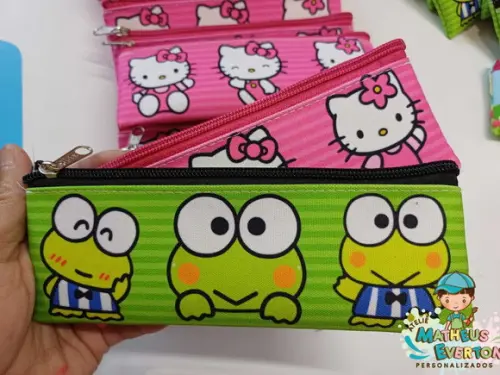 Estojo Slim Personalizado Hello Kitty Tam: 19x7