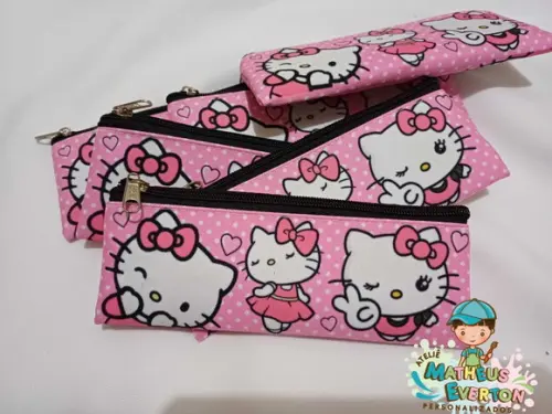 Estojo Slim Personalizado Hello Kitty Tam: 19x7
