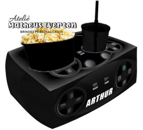 Kit Cinema Personalizado Video Game (faço Outros Temas)