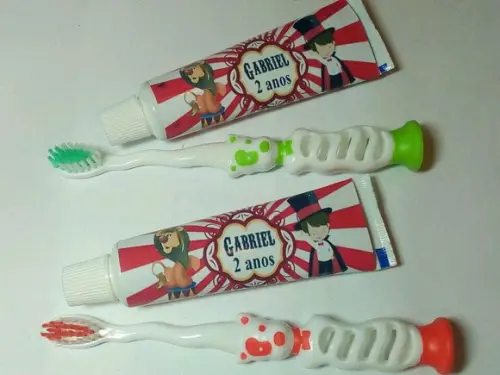 Kit Higiene Bucal Personalizado Circo Vitange