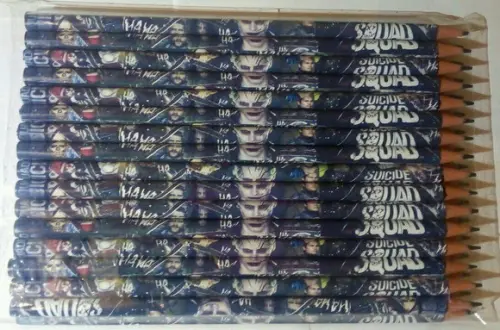 Kit Lápis e Régua Personalizado Esquadrão Suicida