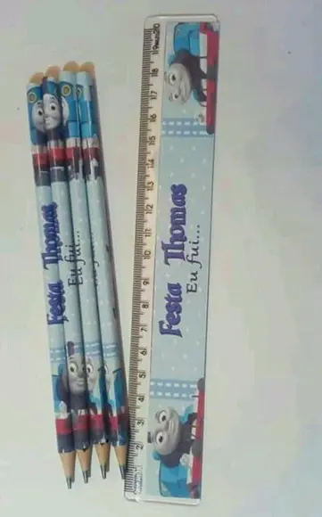 Kit Lápis Personalizado Thomas