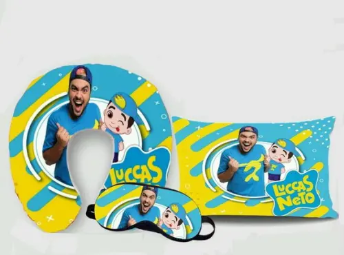 Kit Personalizado Lucas Netos Pra Festa do Pijama