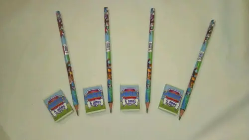 Lapis Borracha Personalizado Tema Patrulha Canina