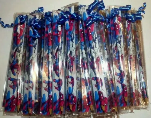 Lápis e Régua Personalizado Homem Aranha
