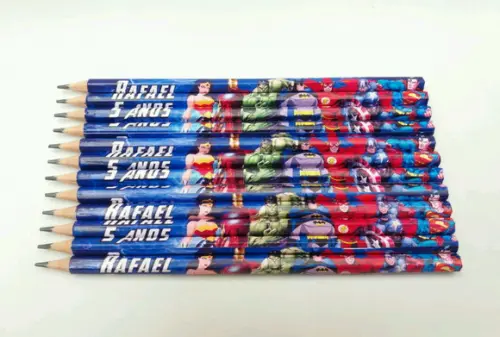 Lapis Personalizado Heróis Mavel