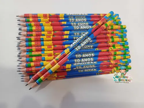 Lápis Personalizado Lego