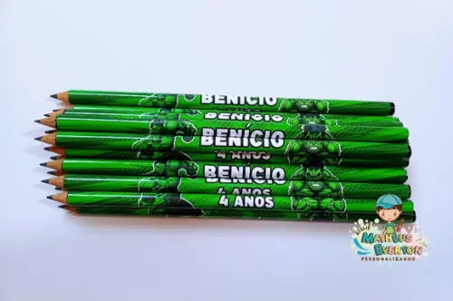 Lápis Personalizado o Incrível Hulk