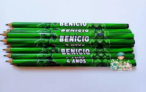 Lápis Personalizado o Incrível Hulk