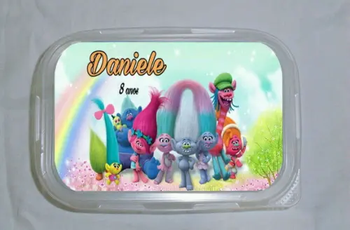 Marmitinha de Plastico Trolls