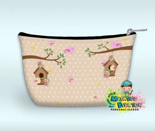 Necessaire Jardim Encantado (faço Outros Temas)