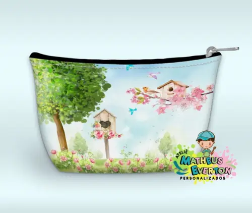 Necessaire Jardim Encantado (faço Outros Temas)