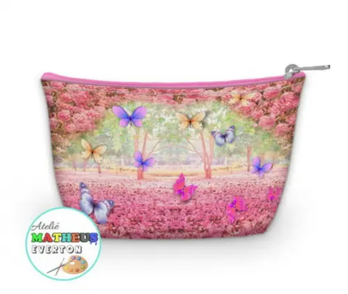 Necessaire Jardim Encantado (faço Outros Temas)