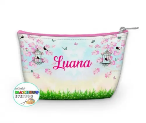 Necessaire Jardim Encantado (faço Outros Temas)