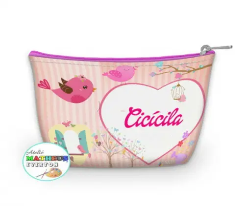 Necessaire Jardim Encantado (faço Outros Temas)