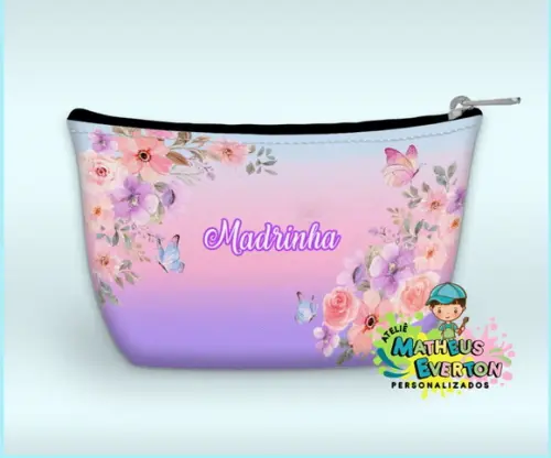 Necessaire Madrinha Noivado, Casamento, Bodas, 15 Anos