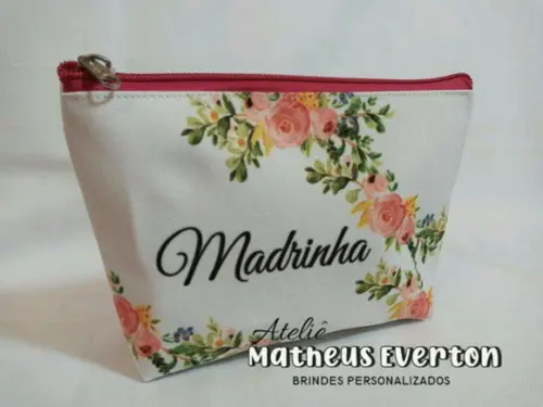 Necessaire Madrinha Noivado, Casamento, Bodas, 15 Anos