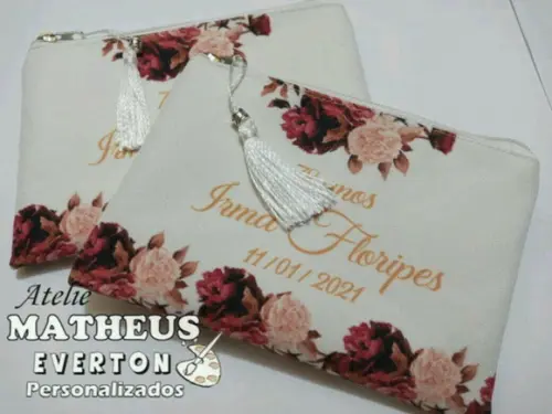 Necessaire Madrinha Noivado, Casamento, Bodas, 15 Anos
