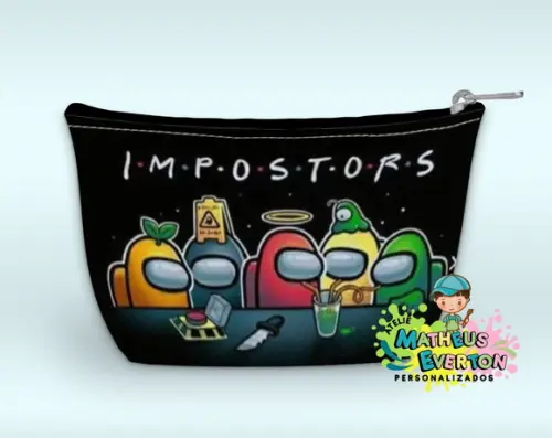 Necessaire Personalizada Among Us Faço Outros Modelos