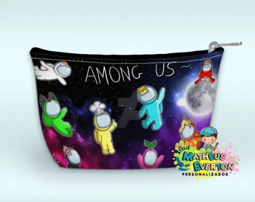 Necessaire Personalizada Among Us Faço Outros Modelos