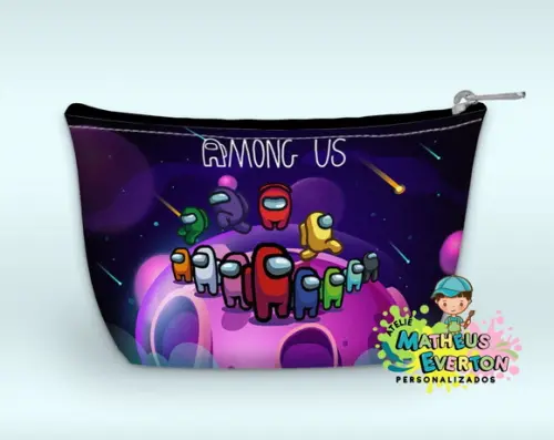 Necessaire Personalizada Among Us Faço Outros Modelos