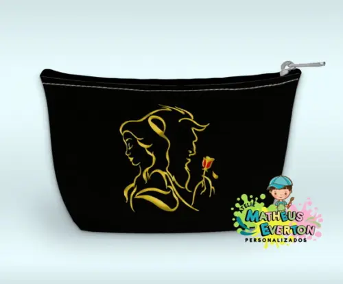 Necessaire Personalizada Bela e a Fera