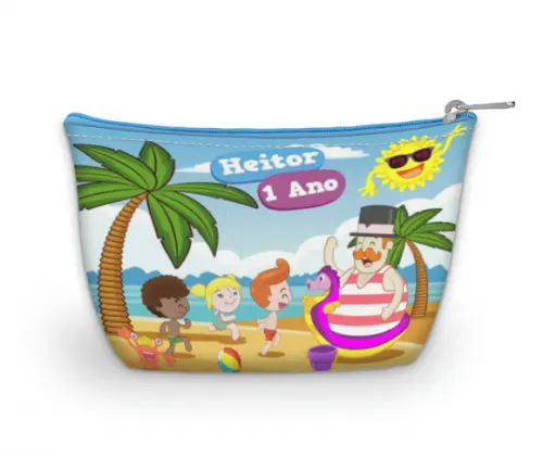 Necessaire personalizada Bita na Praia