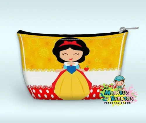 Necessaire Personalizada Branca de Neve Cute (faço Outros).