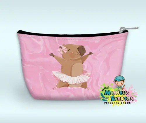 Necessaire Personalizada Capivara (faço Outros Temas).