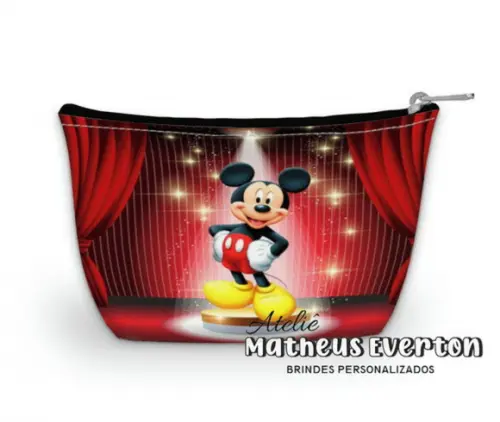 Necessaire Personalizada Circo do Mickey (faço Outros Temas)