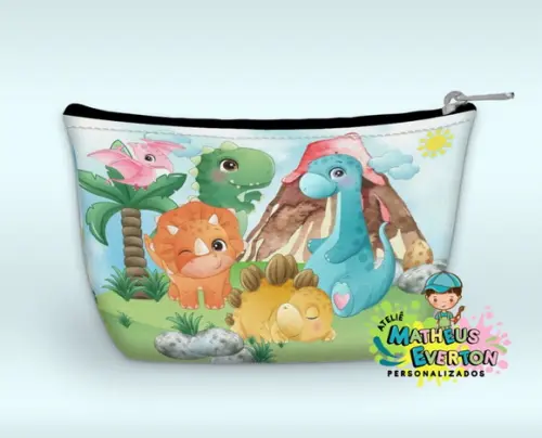 Necessaire Personalizada Dino Baby