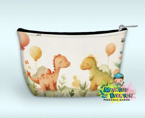 Necessaire Personalizada Dino Baby