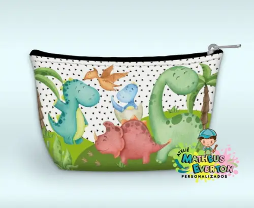 Necessaire Personalizada Dino Baby