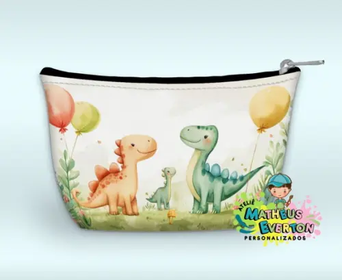 Necessaire Personalizada Dino Baby
