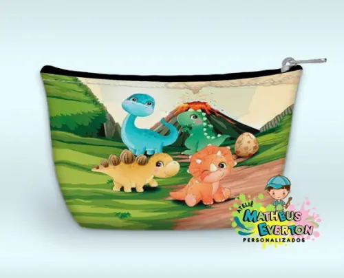Necessaire Personalizada Dino Baby
