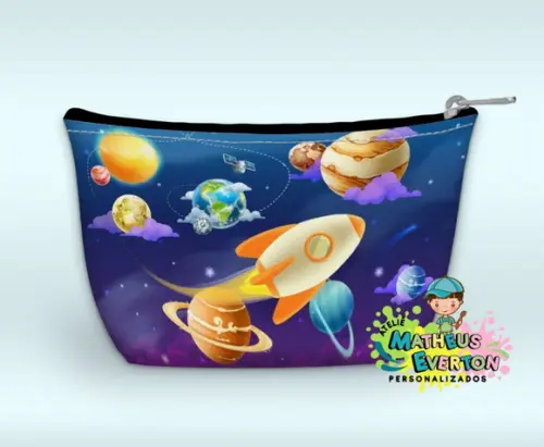 Necessaire Personalizada Espaço Sideral