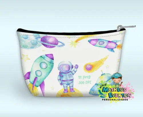 Necessaire Personalizada Espaço Sideral