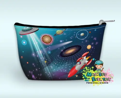 Necessaire Personalizada Espaço Sideral