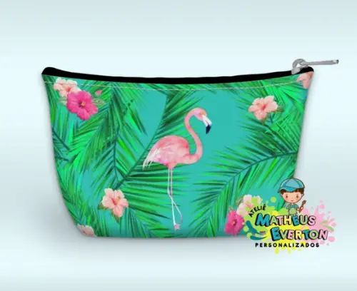 Necessaire Personalizada Flamingo
