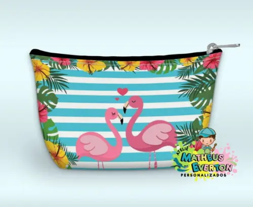Necessaire Personalizada Flamingo