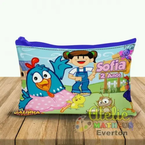 Necessaire Personalizada Galinha Pintadinha