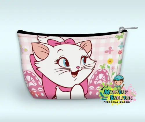 Necessaire Personalizada Gata Marie (faço Outros Modelos)