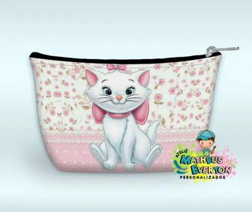 Necessaire Personalizada Gata Marie (faço Outros Modelos)