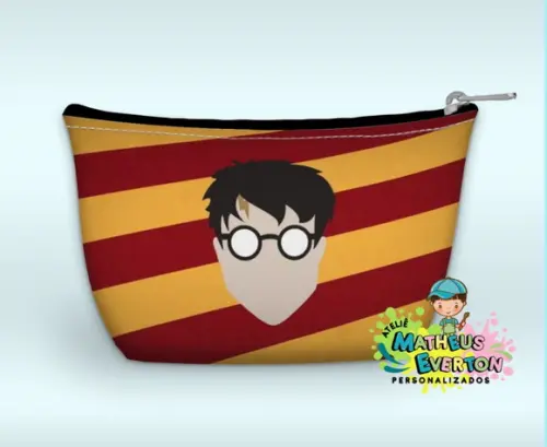 Necessaire Personalizada Harry Potter ( Faço Outros. )