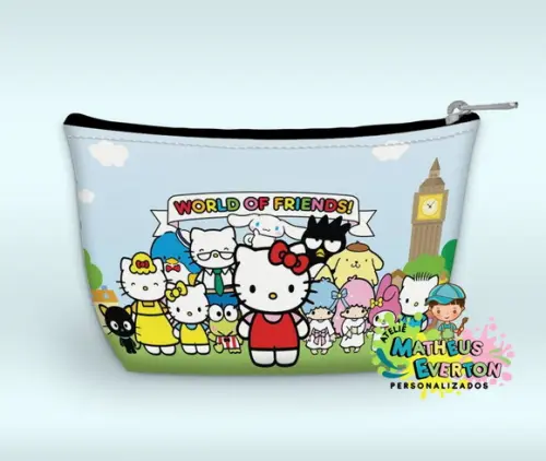 Necessaire Personalizada Hello Kitty (faço Outros Modelos)