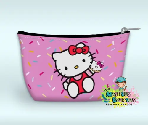 Necessaire Personalizada Hello Kitty (faço Outros Modelos)