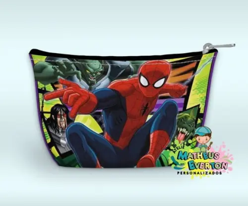Necessaire Personalizada Homem-aranha