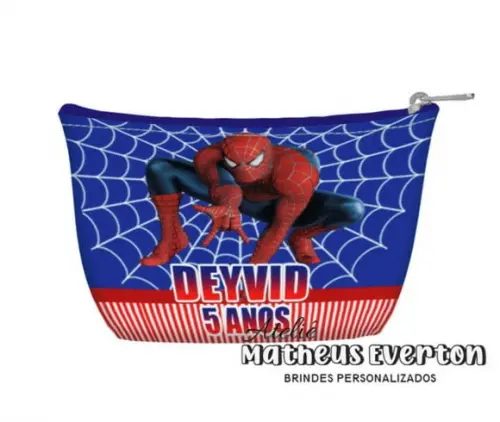 Necessaire Personalizada Homem-aranha